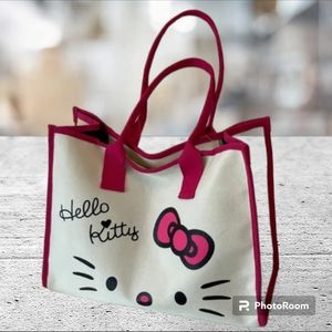 New hello kitty canvass totebags